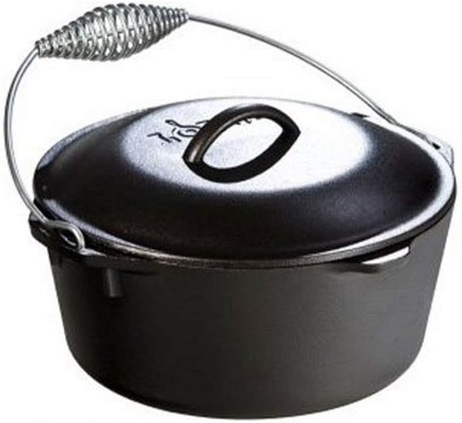 Lodge 9 Quart Pre-Seasoned Cast Iron Dutch Oven