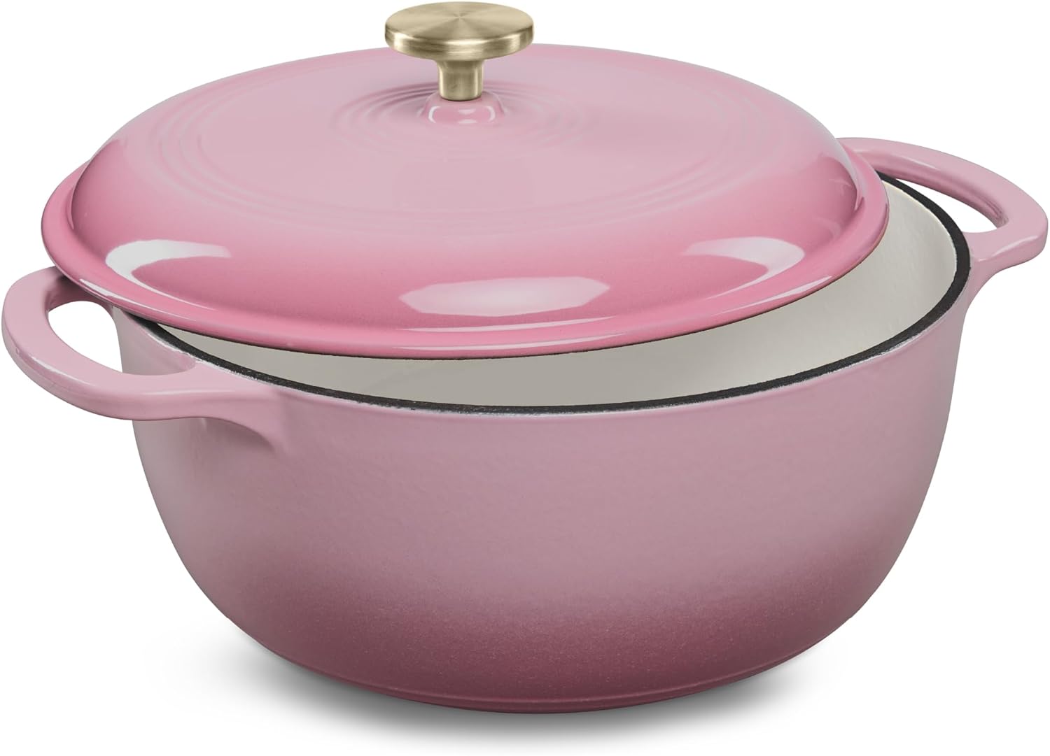 6 Qt. Enamel Cast Iron Dutch Oven - Versatile Cookware
