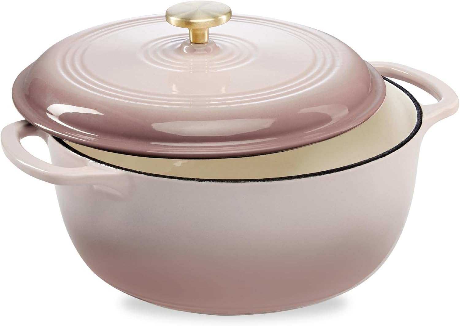 6 Qt. Enamel Cast Iron Dutch Oven - Versatile Cookware