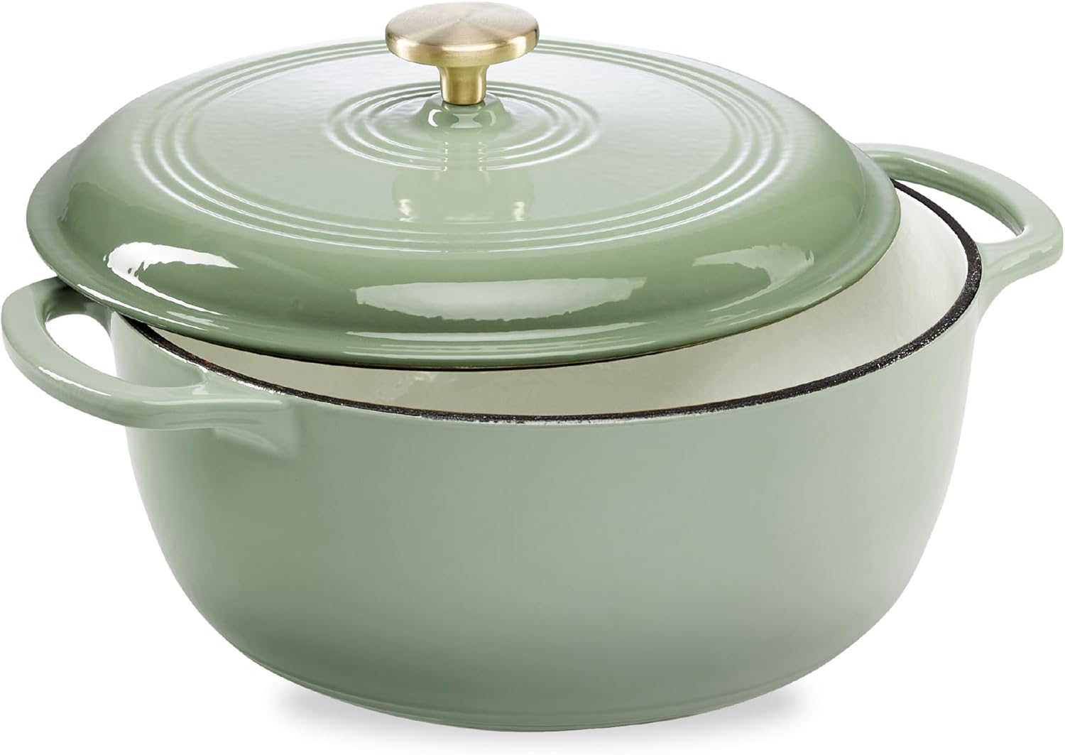 6 Qt. Enamel Cast Iron Dutch Oven - Versatile Cookware