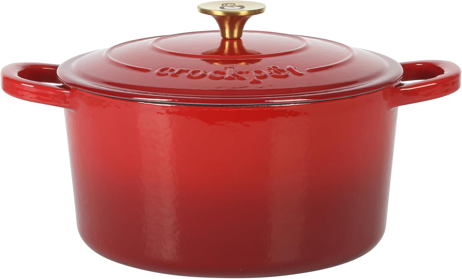 Crock-Pot Artisan Oval Enameled Cast Iron Dutch Oven, 7-Quart