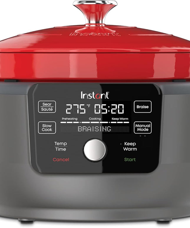 Instant Pot Enameled Cast Iron Round Dutch Oven - 6 Qt
