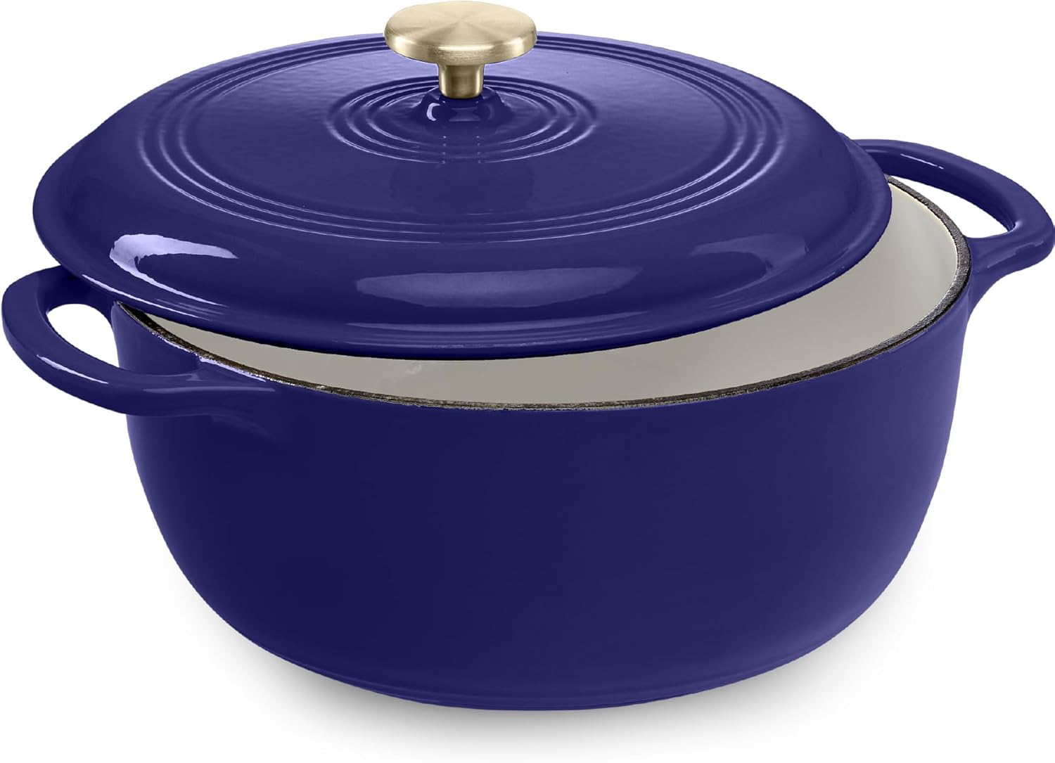 6 Qt. Enamel Cast Iron Dutch Oven - Versatile Cookware