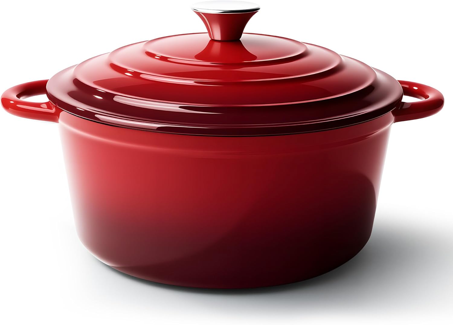 Enameled Cast Iron Dutch Oven - Non-Stick, Oven Safe