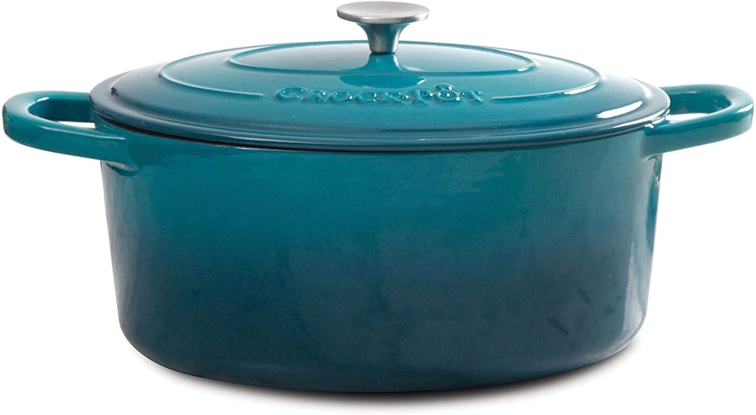 Crock-Pot Artisan Oval Enameled Cast Iron Dutch Oven, 7-Quart