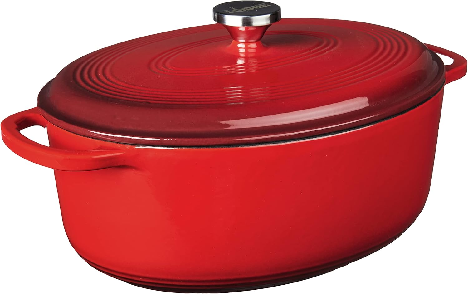 Lodge 7 Qt Enameled Cast Iron Dutch Oven - Red