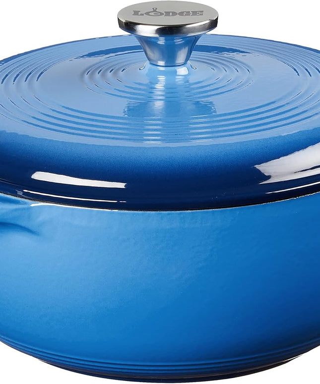 Lodge 4.5 Qt Enameled Cast Iron Dutch Oven