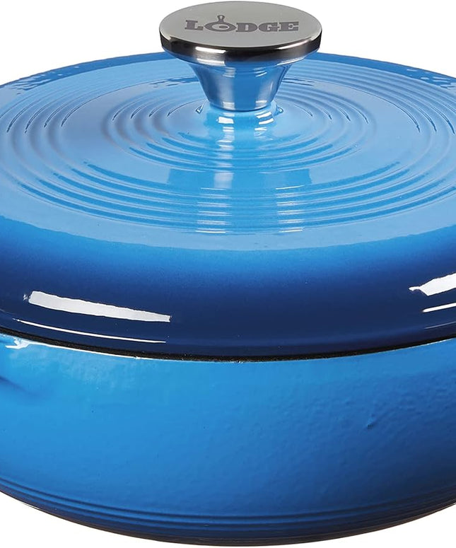 Lodge 3 Qt Enameled Cast Iron Dutch Oven