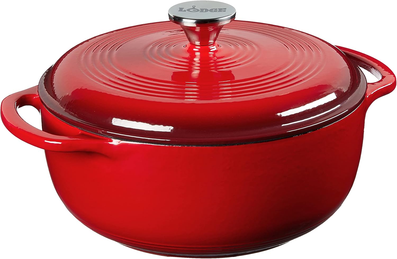Lodge 4.5 Qt Enameled Cast Iron Dutch Oven