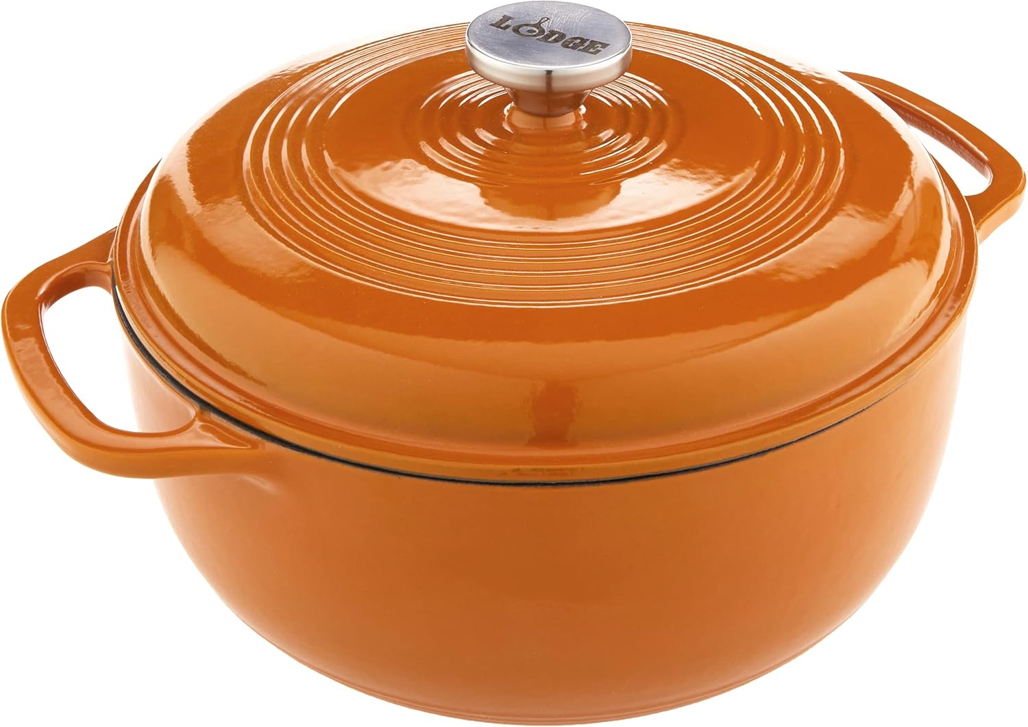 Lodge 6 Qt Enameled Cast Iron Dutch Oven