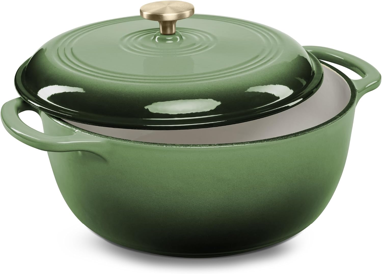 6 Qt. Enamel Cast Iron Dutch Oven - Versatile Cookware