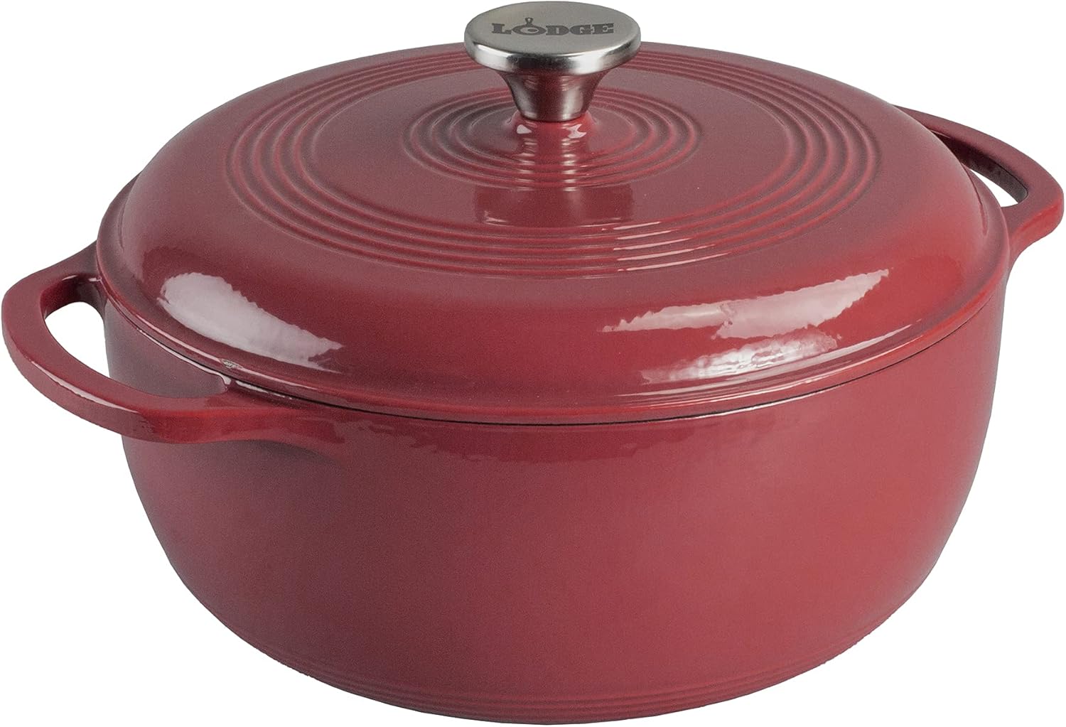 Lodge 6 Qt Enameled Cast Iron Dutch Oven