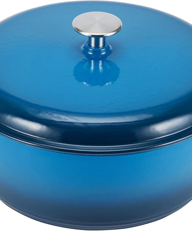 Amazon Basics Enameled Cast Iron Dutch Oven, 6-Quart