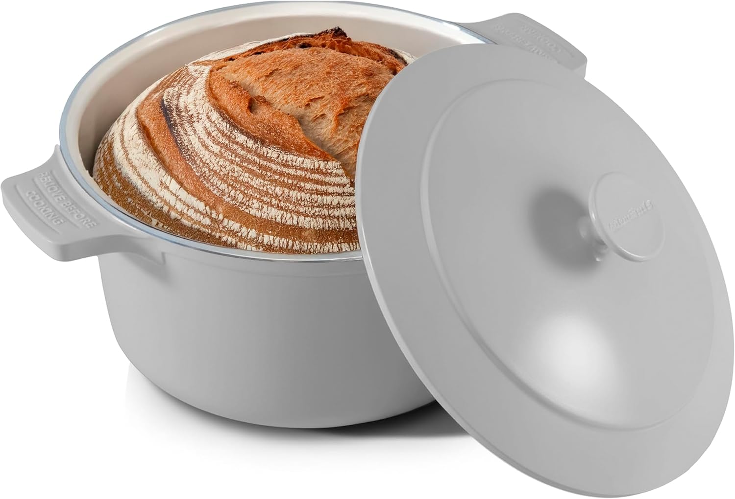 Gotham Steel 5 Qt Dutch Oven Pot w/ Lid - Nonstick Ceramic