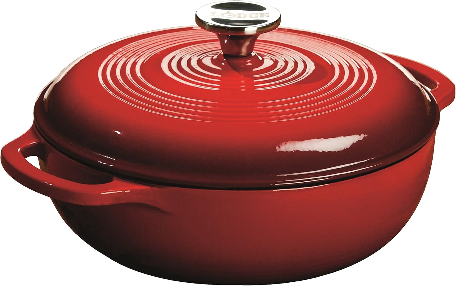 Lodge 3 Qt Enameled Cast Iron Dutch Oven