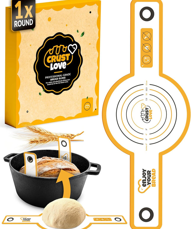 Cast Iron Dutch Oven Bread Baking Kit 5QT