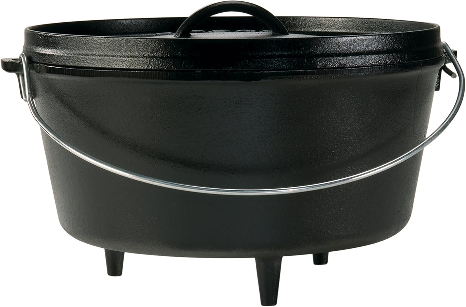 Lodge Cast Iron Camp Dutch Oven - Versatile Cooking