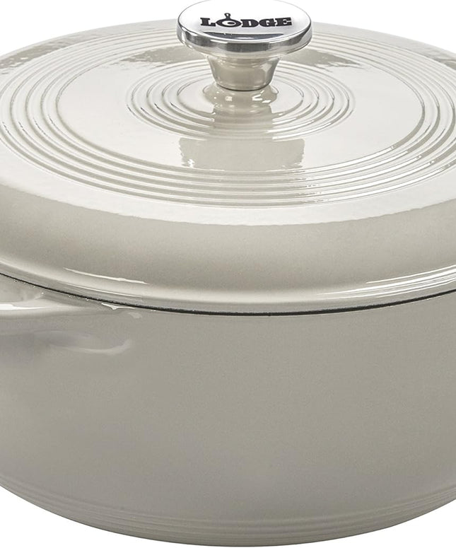 Lodge 6 Qt Enameled Cast Iron Dutch Oven