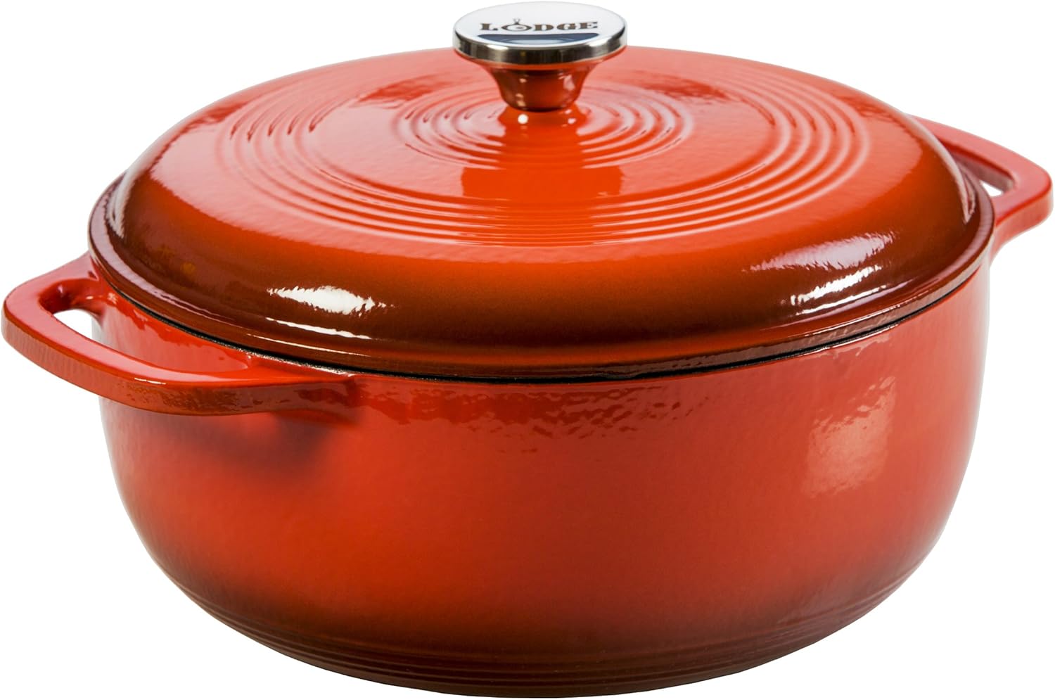 Lodge 6 Qt Enameled Cast Iron Dutch Oven